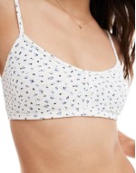 Huge Discount cotton cami pyjama top in ditsy floral print