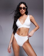 Lightweight mix and match bikini in white